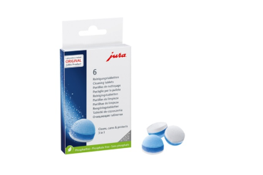 Jura -  3-Phasen-Reinigungstabletten, Packung à 6 Stück