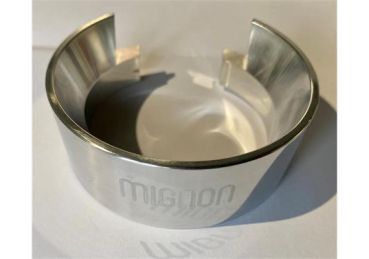 Eureka Mignon Pulvertrichter, magnetisch, Alu poliert