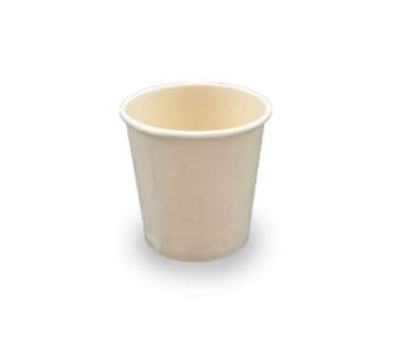 100ml/4oz Pappbecher, ungebleicht - 50 Stück