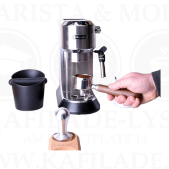 Preview: Siebträger 1er Auslauf für Delonghi Dedica | Walnuss